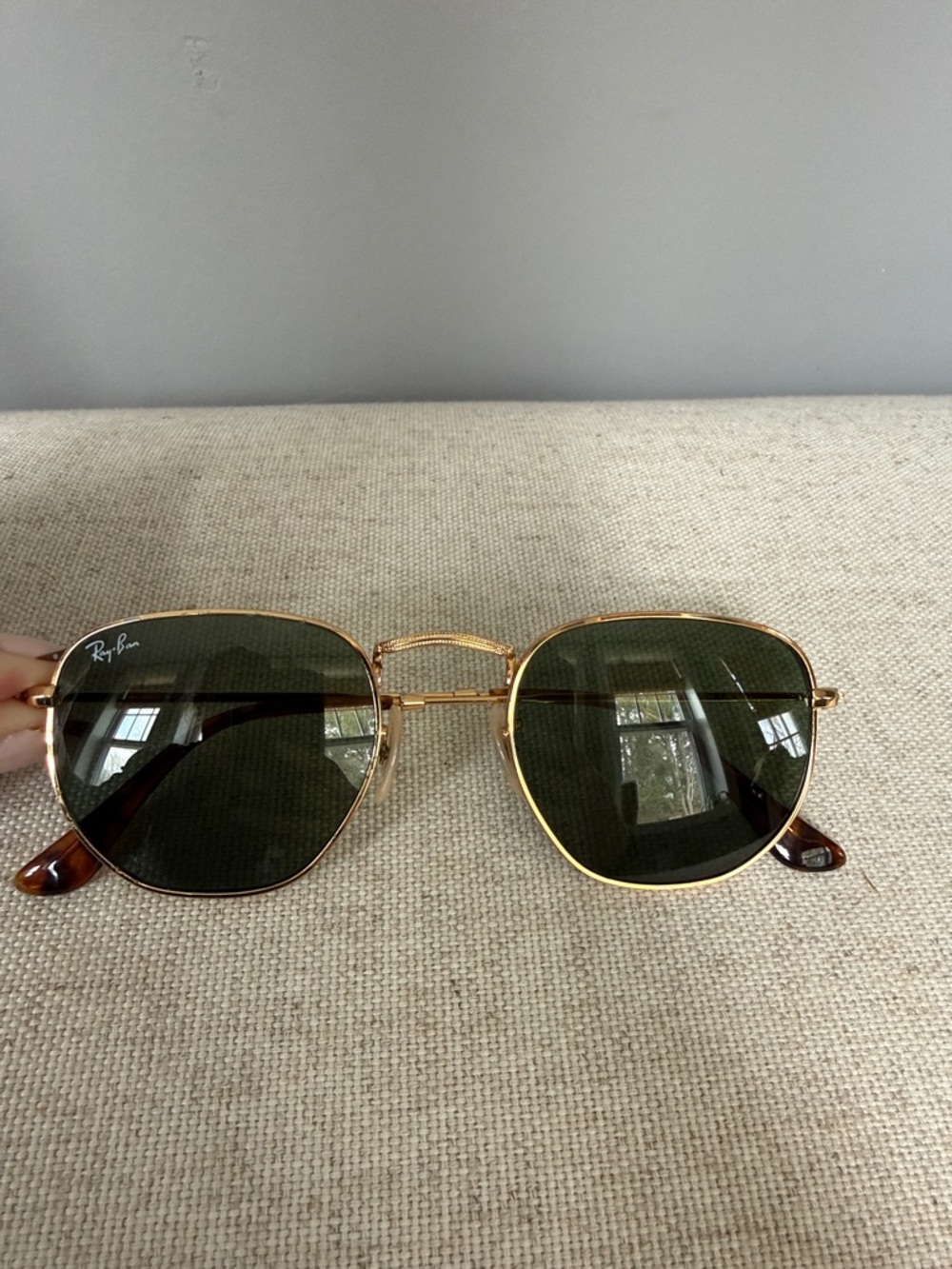 Ray-Ban hexagonal flat lenses